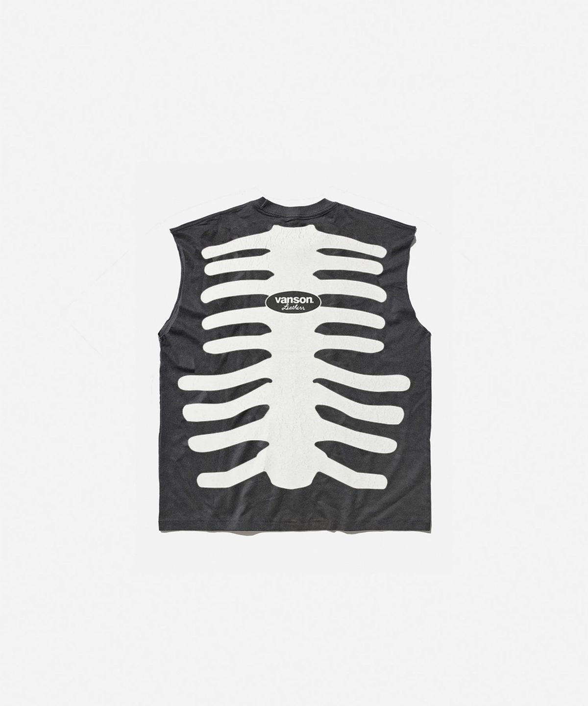 벤슨 레더스(VANSON LEATHERS) 벤슨 레더 카툰 스타일 본 슬리브리스 / 피그먼트