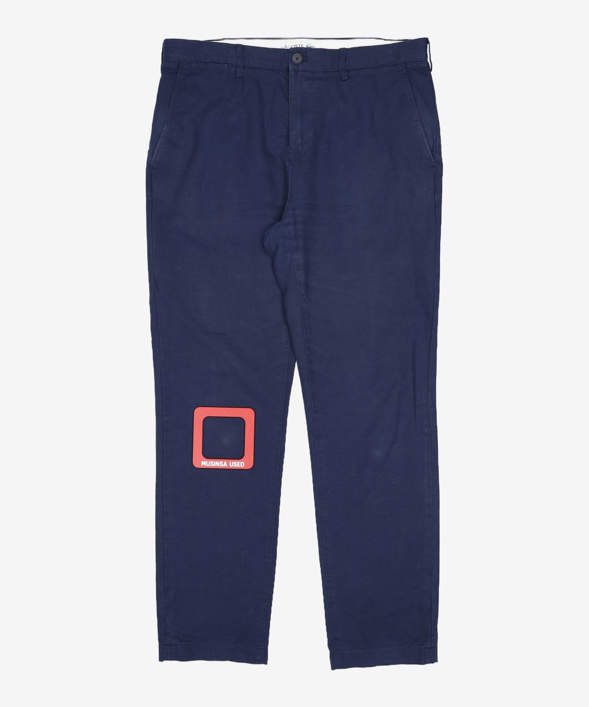 라코스테(LACOSTE) 남성 슬림핏 코튼린넨 트윌 치노팬츠 HH8948-52G 166 44