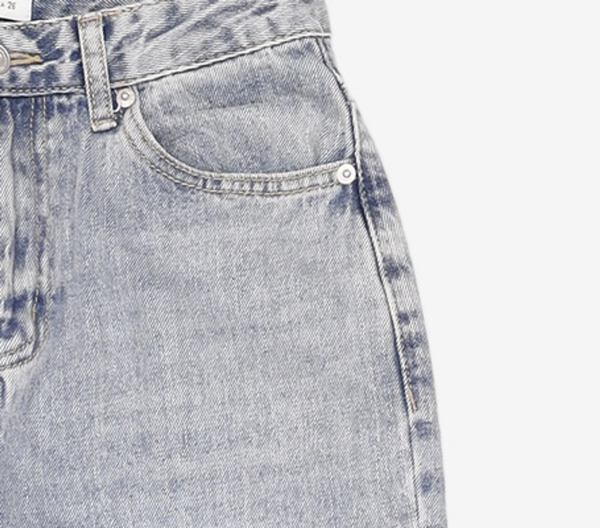 미쏘(MIXXO) [리오더]롱와이드핏 데님_TJC807J 리오더 MIWTJC92QJ 26