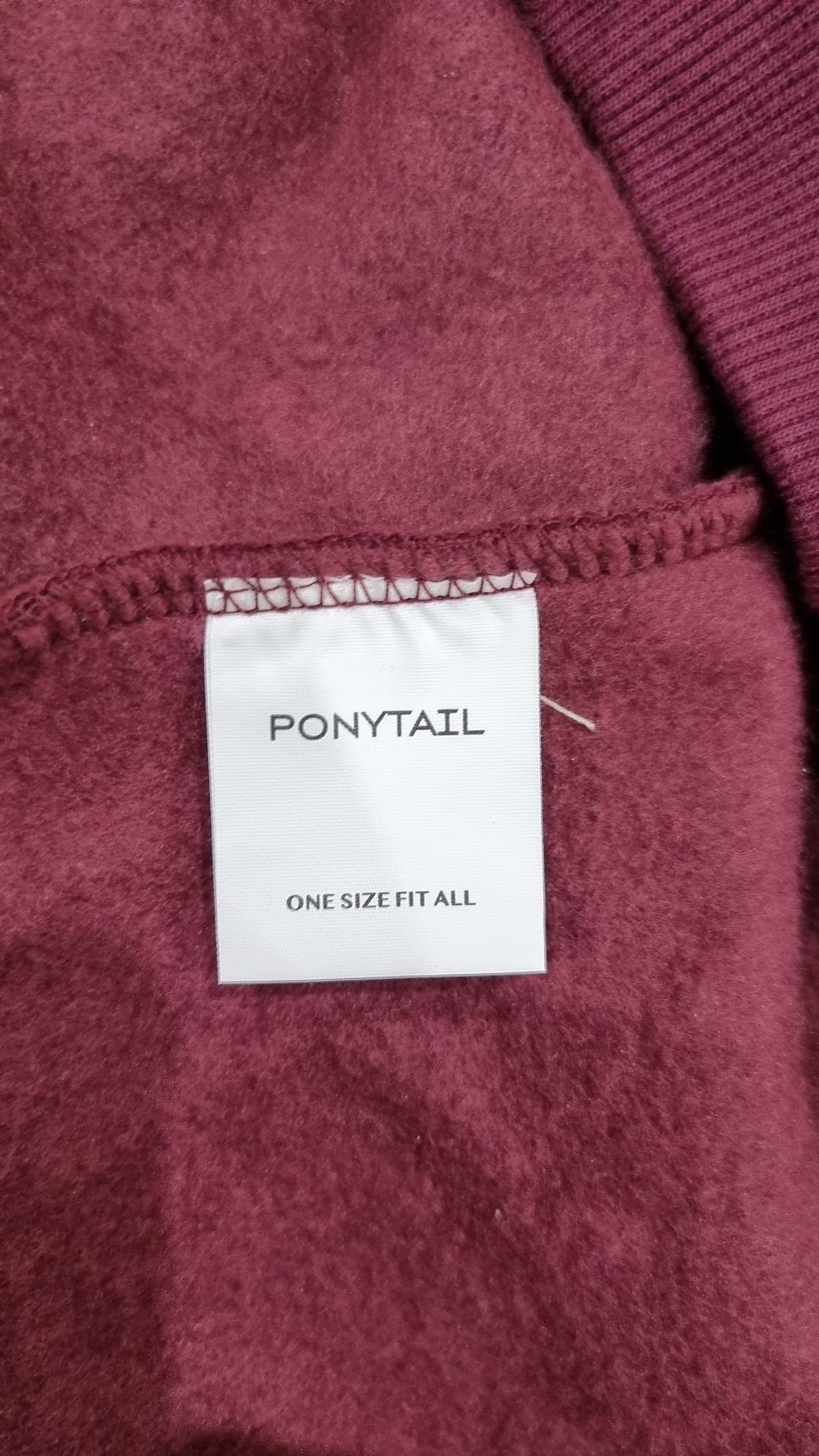 포니테일(Ponytail) 맨투맨/스웨트셔츠 ONE-SIZE