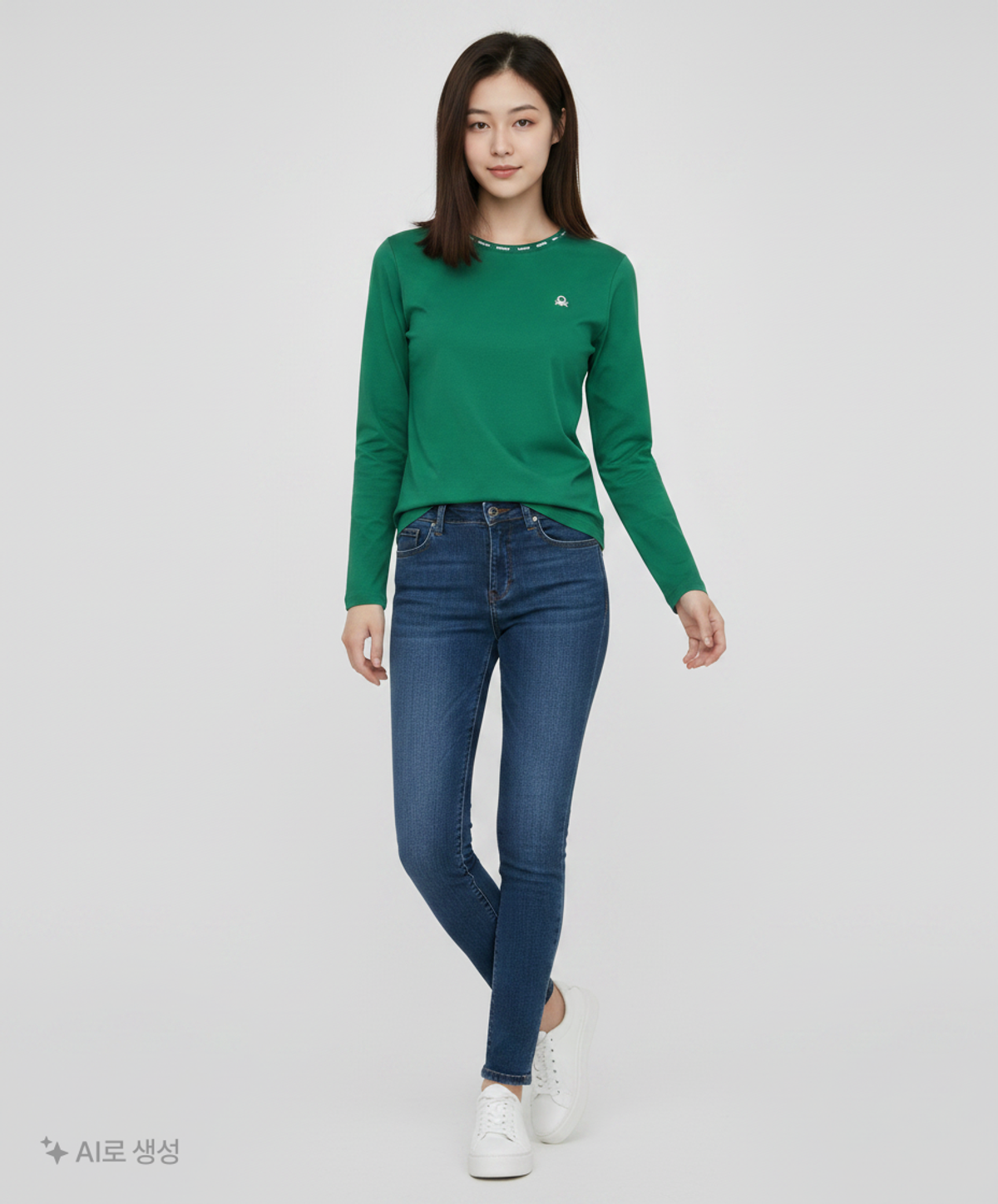 베네통(BENETTON) 긴소매 티셔츠 S