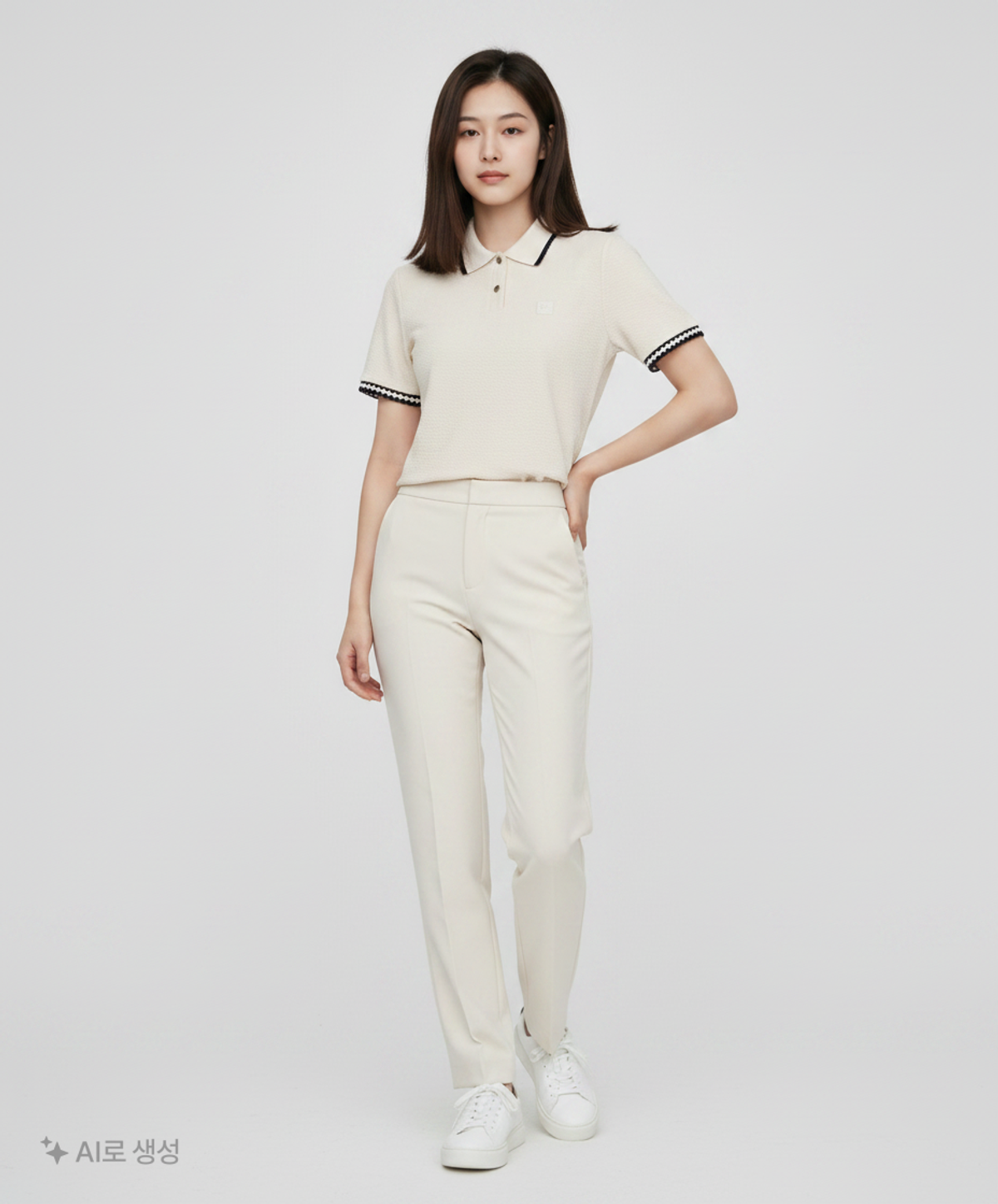 헤지스골프(HAZZYS GOLF) 피케/카라 티셔츠 90