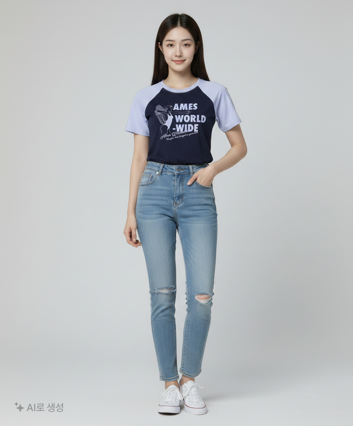 아메스 월드와이드(AMES-WORLDWIDE) 반소매 티셔츠 FREE
