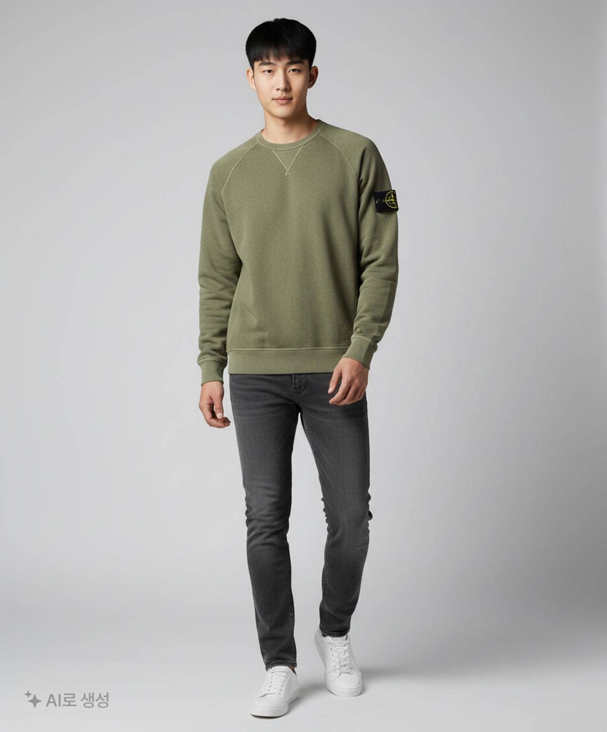 스톤아일랜드(STONE ISLAND) 맨투맨/스웨트셔츠 S