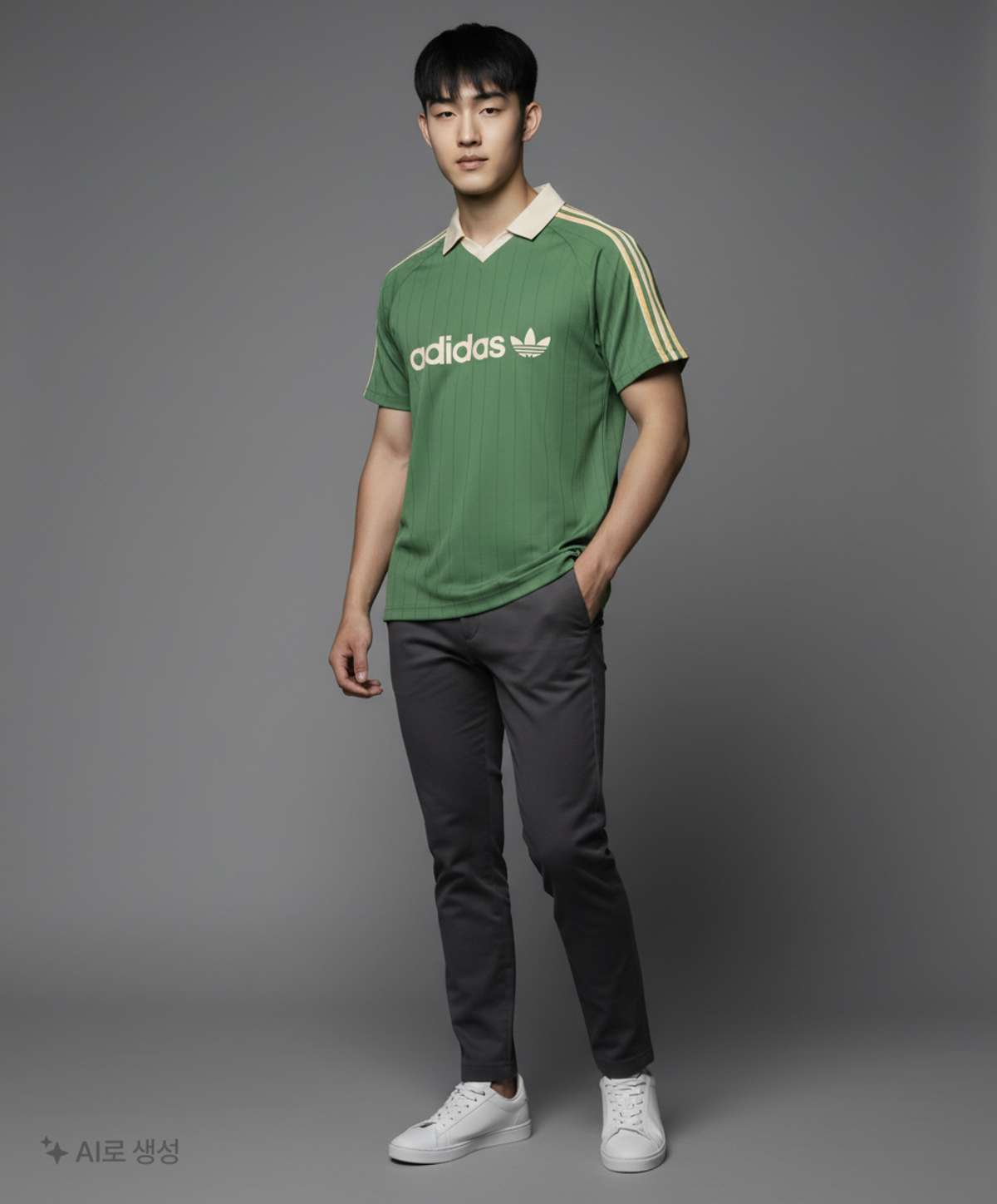 아디다스(ADIDAS) STRIPE JERSEY IR9381 L