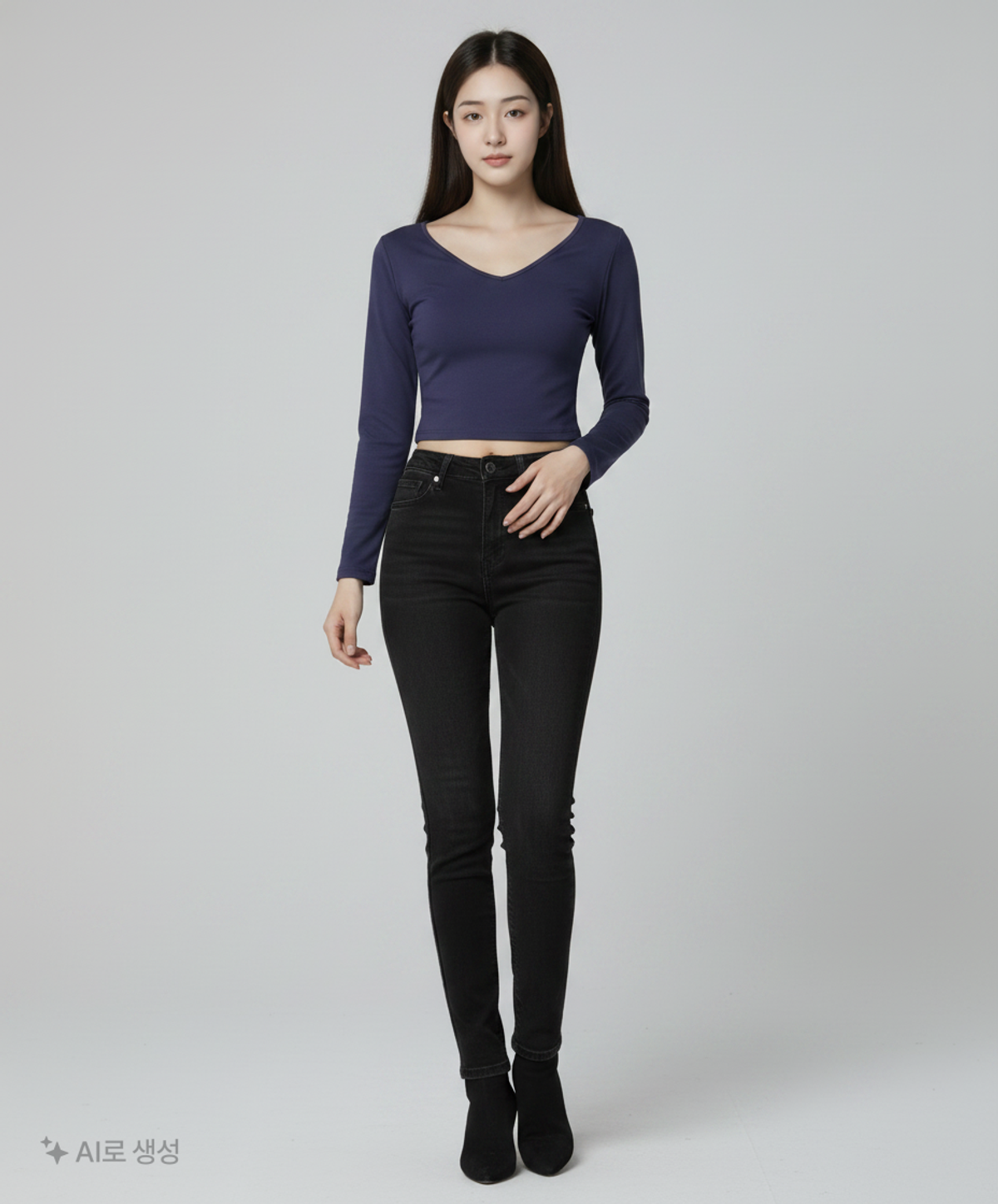 무신사 스탠다드(MUSINSA STANDARD) 긴소매 티셔츠 L
