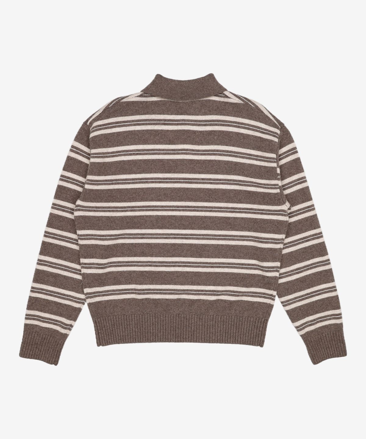 티엔지티(TNGT) Oversized Stripe Polo Knit Top (Brown) TNSW5F112W2 105