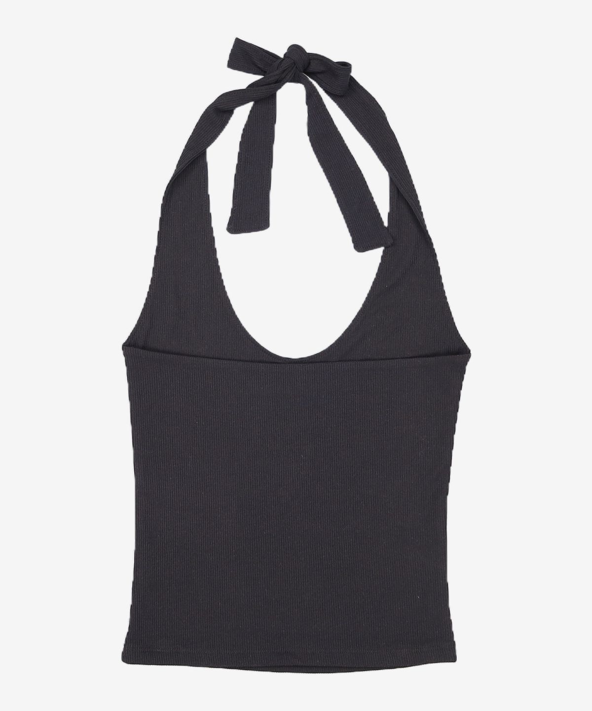 다이애그널(DIAGONAL) HALTER NECK SLEEVELESS TOP (black) XS