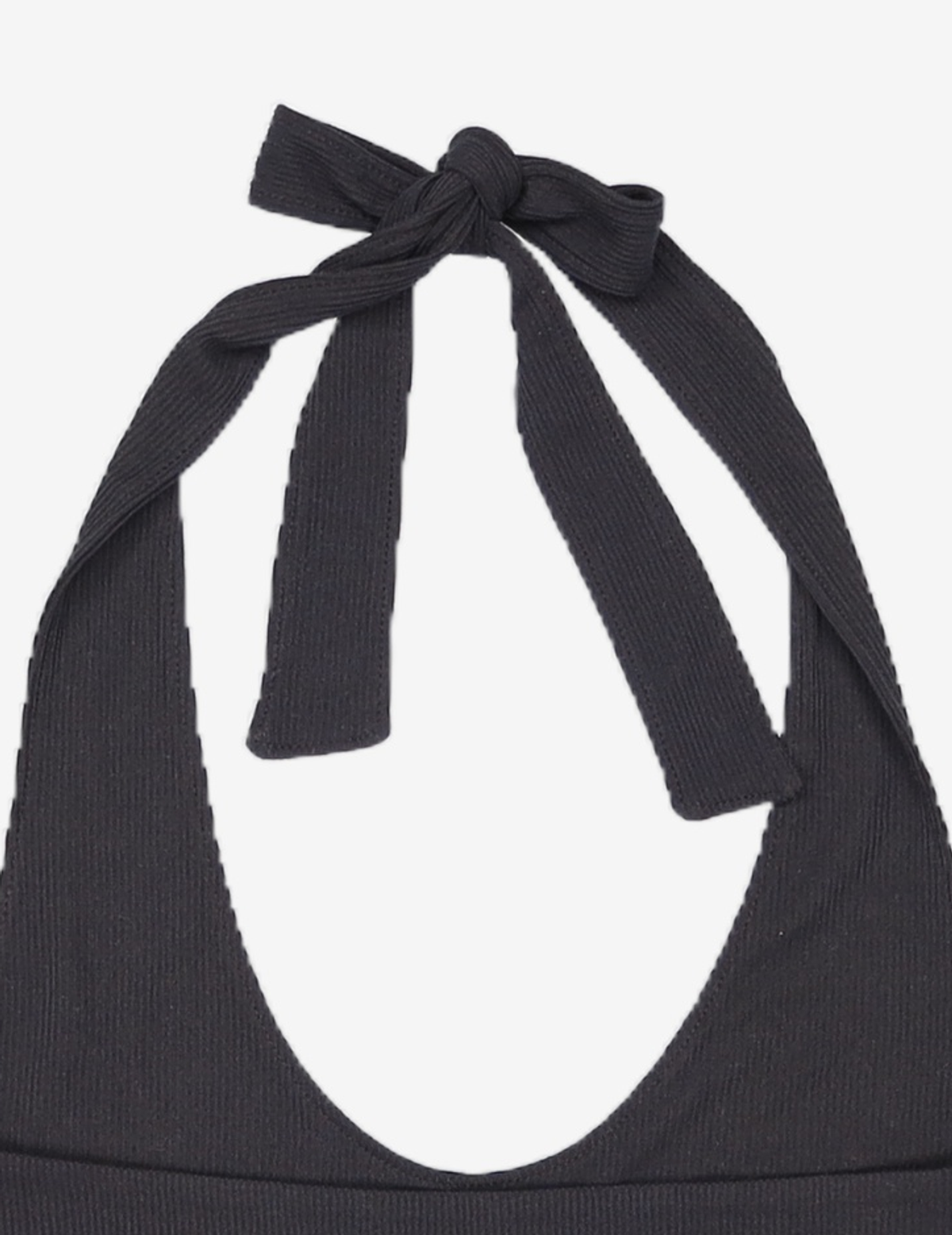 다이애그널(DIAGONAL) HALTER NECK SLEEVELESS TOP (black) XS