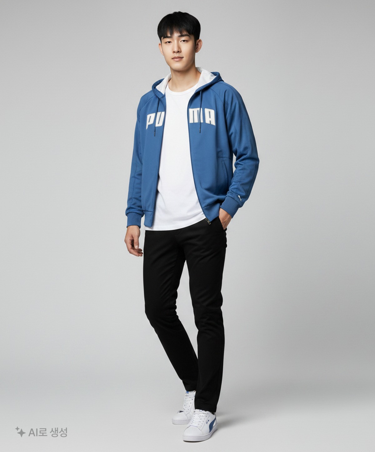 푸마(PUMA) 후드 집업 L