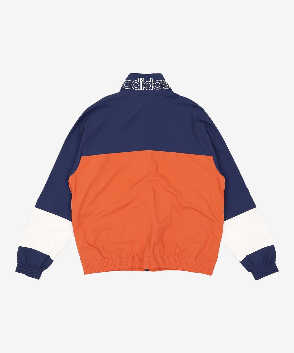 아디다스(ADIDAS) [DV3117] 블록 웜업 집업 - 오렌지:네이비 M