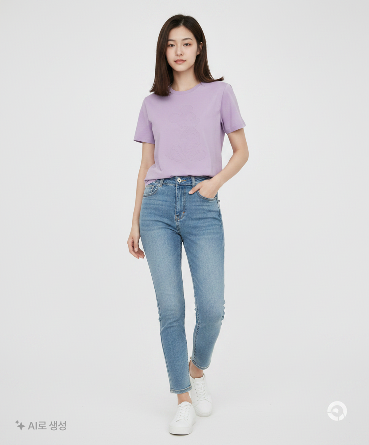 인디고뱅크(INDIGO BANK) 반소매 티셔츠 90