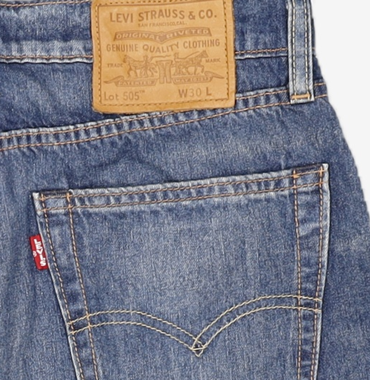 리바이스(LEVI'S) 남성 505 레귤러 워프 스트레치 쇼츠 _34505-0168 76