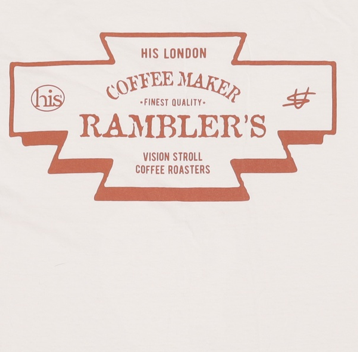 헤지스(HAZZYS) [HIS x 비전스트롤] RAMBLER 티셔츠 105