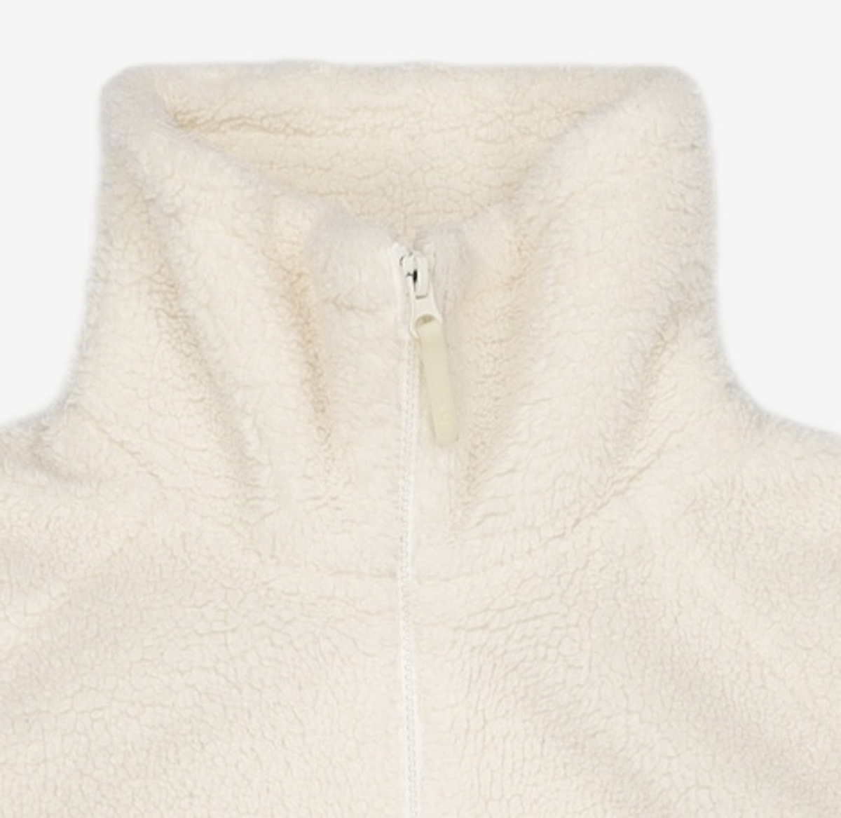 씨엔엔 어패럴(CNN APPAREL) 스타일 여성 숏 쉐르파 플리스 재킷 IVORY XS