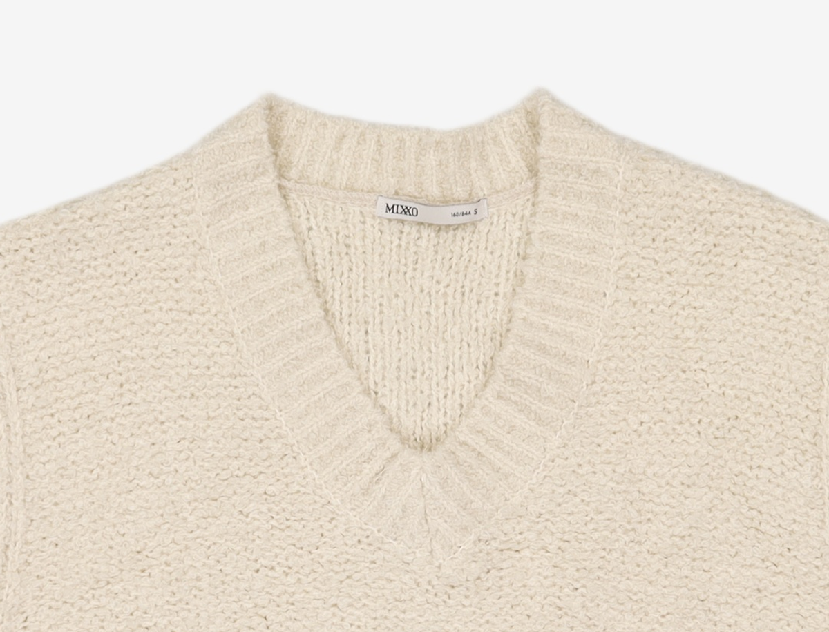 미쏘(MIXXO) 부클 니트 조끼 MIWVKCV15T S