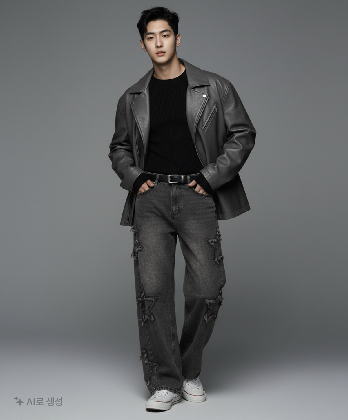 쉬인(SHEIN) 청/데님 팬츠 M