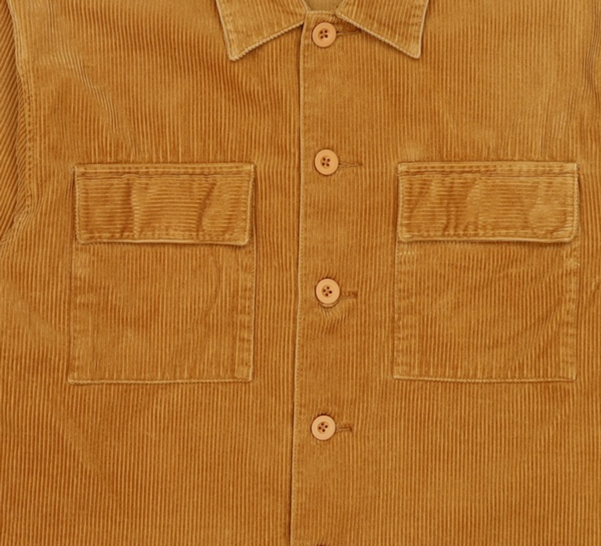 스투시(STUSSY) [스투시]WIDE CORD SHIRT(GOLDEN BROWN)[111951-BROW] XL
