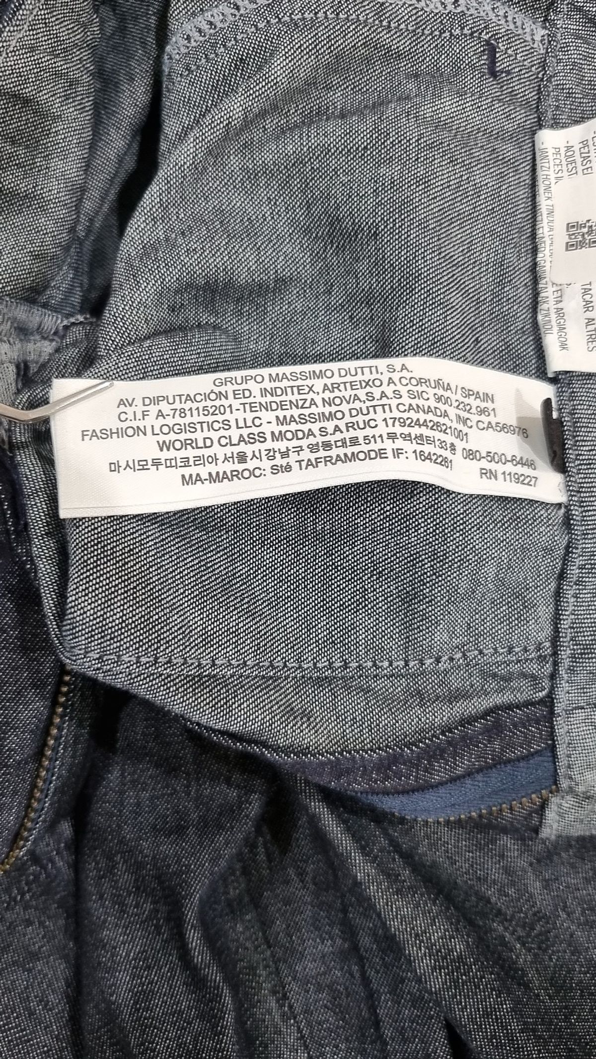 마시모두띠(Massimo dutti) 청/데님 팬츠 34