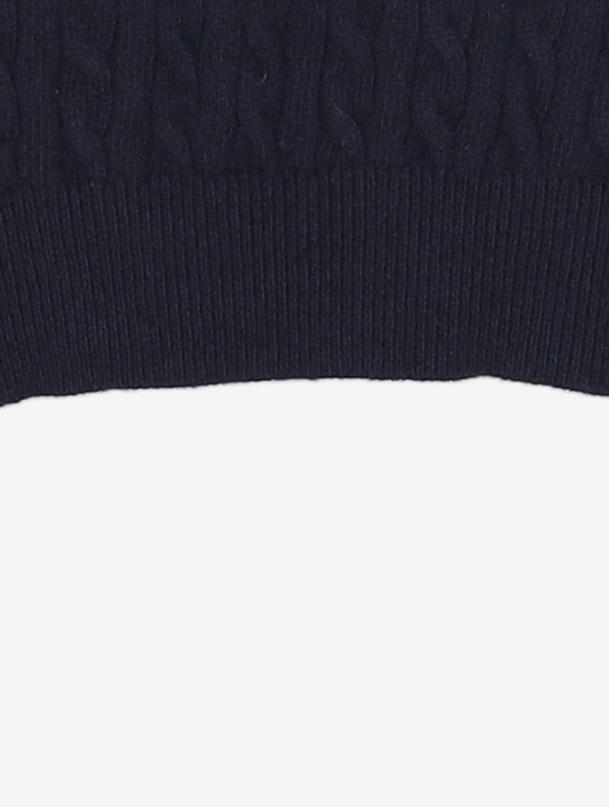 브룩스 브라더스(BROOKS BROTHERS) 케이블 로고 풀오버 (네이비) (BBWZWB1002QDF) L