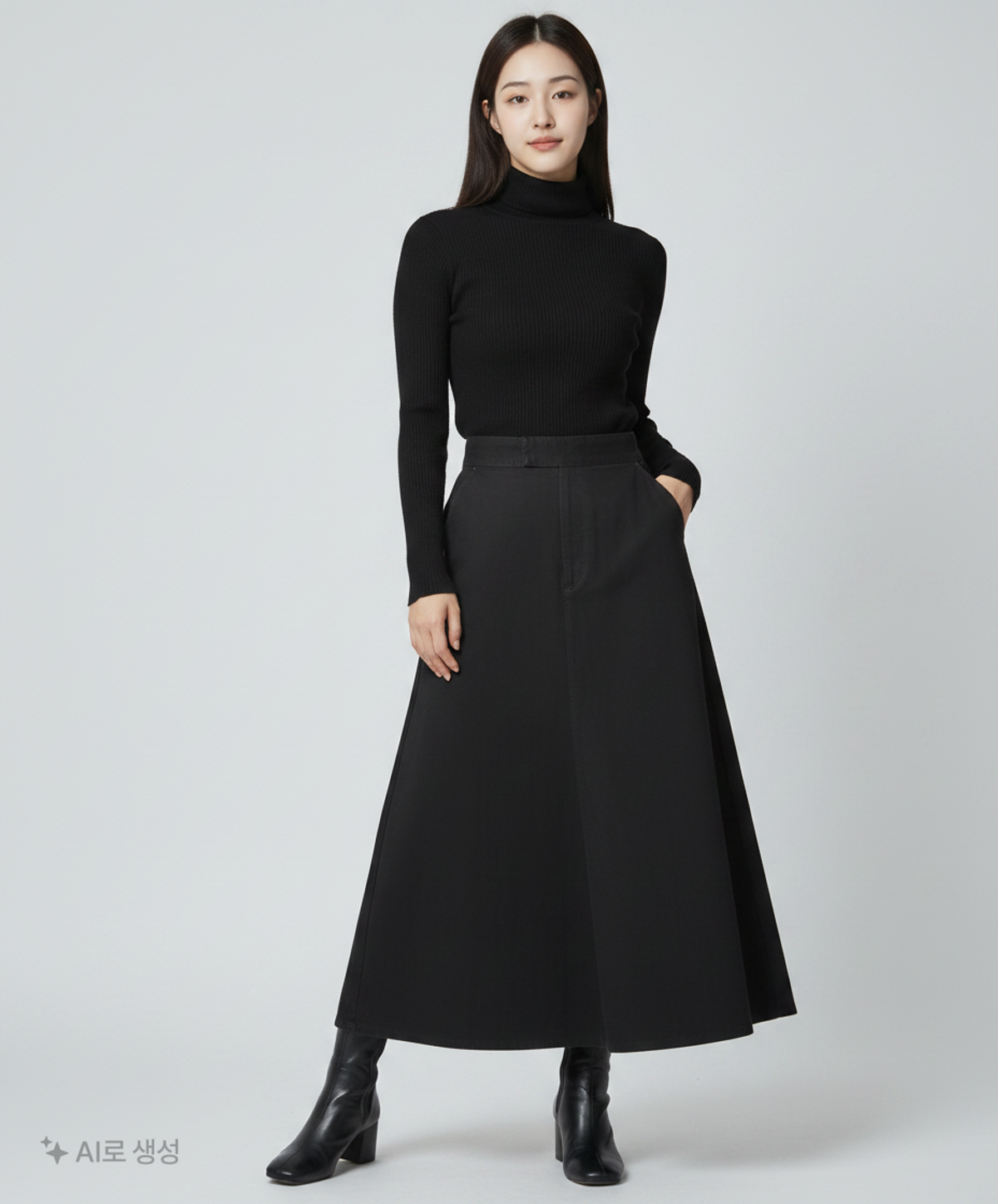유니클로(UNIQLO) 롱스커트 70