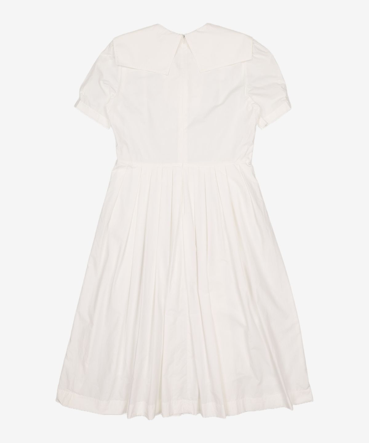비뮤즈맨션(BEMUSE MANSION) Sailor collar tuck dress - White FREE