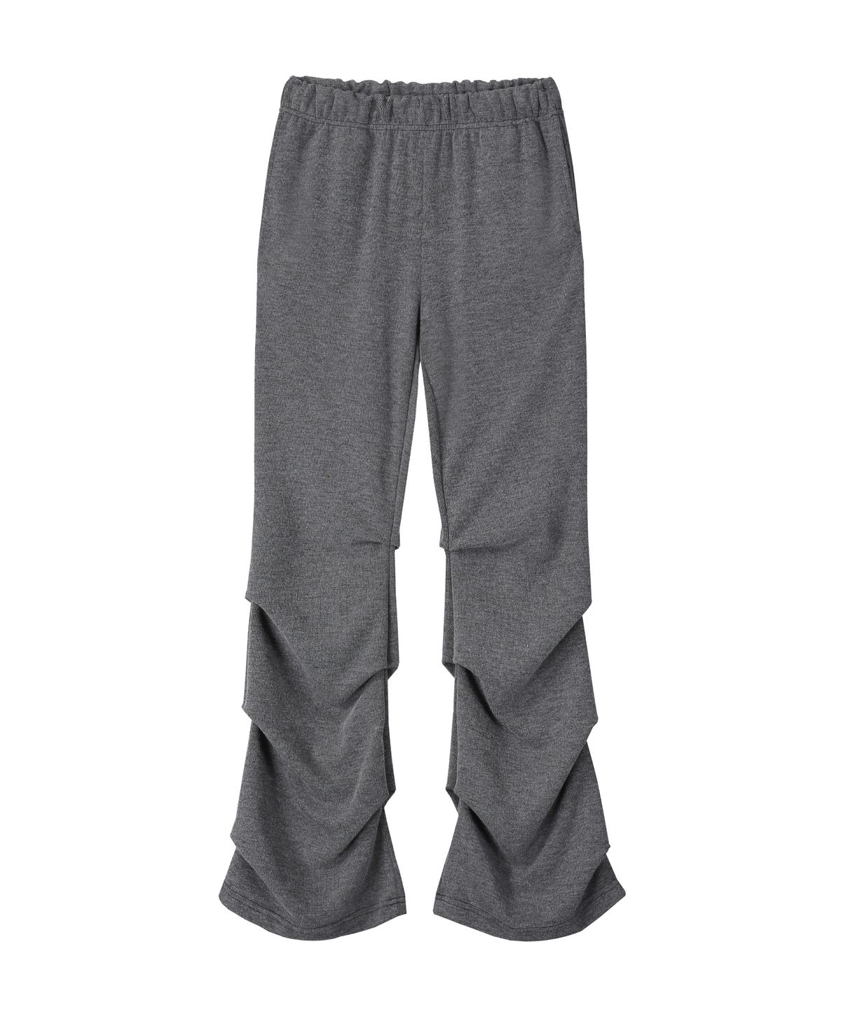 고리(GORI) Bootcut Shirring Pants (charcoal)
