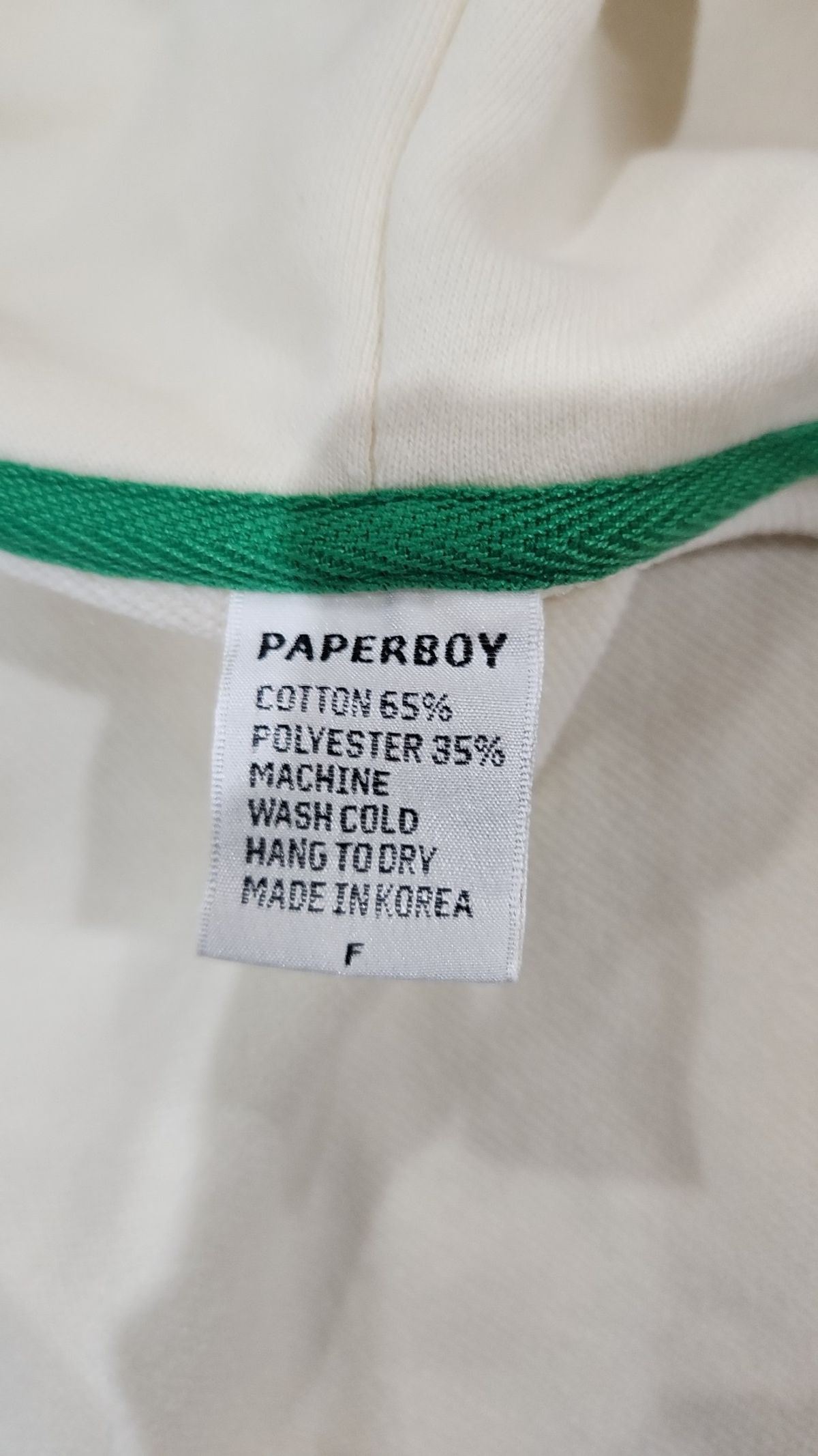 페이퍼보이(PAPERBOY) 후드 집업 F