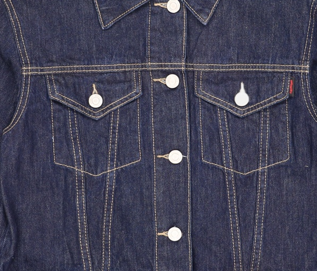 오디너리 홀리데이(ORDINARY HOLIDAY) 생지데님자켓 RAW DENIM JACKET FREE