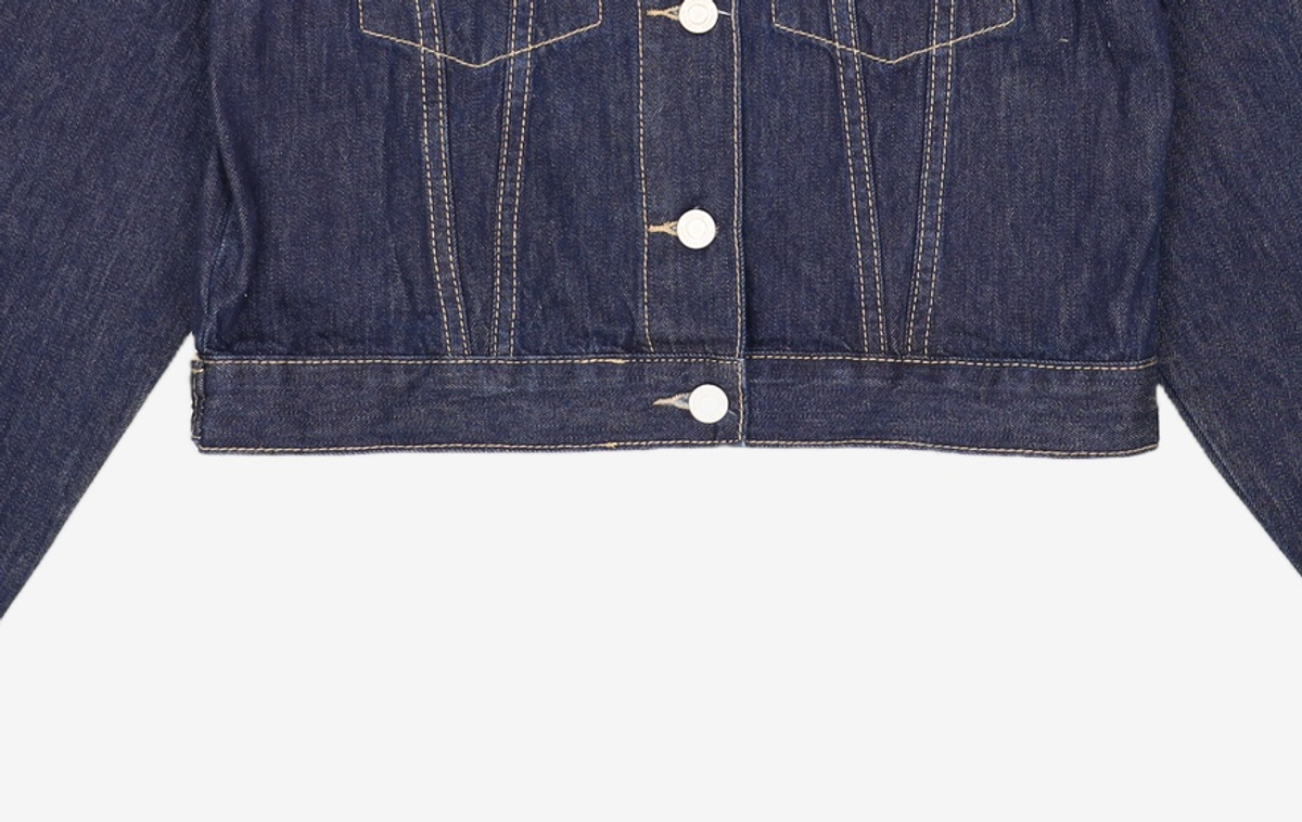 오디너리 홀리데이(ORDINARY HOLIDAY) 생지데님자켓 RAW DENIM JACKET FREE