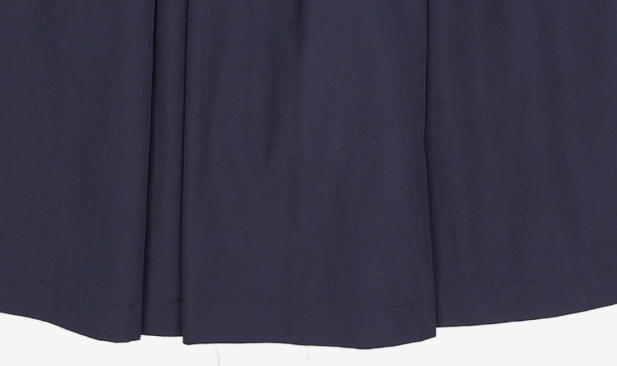 아위(AHWE) Pleated Volume Skirt_D/NAVY S