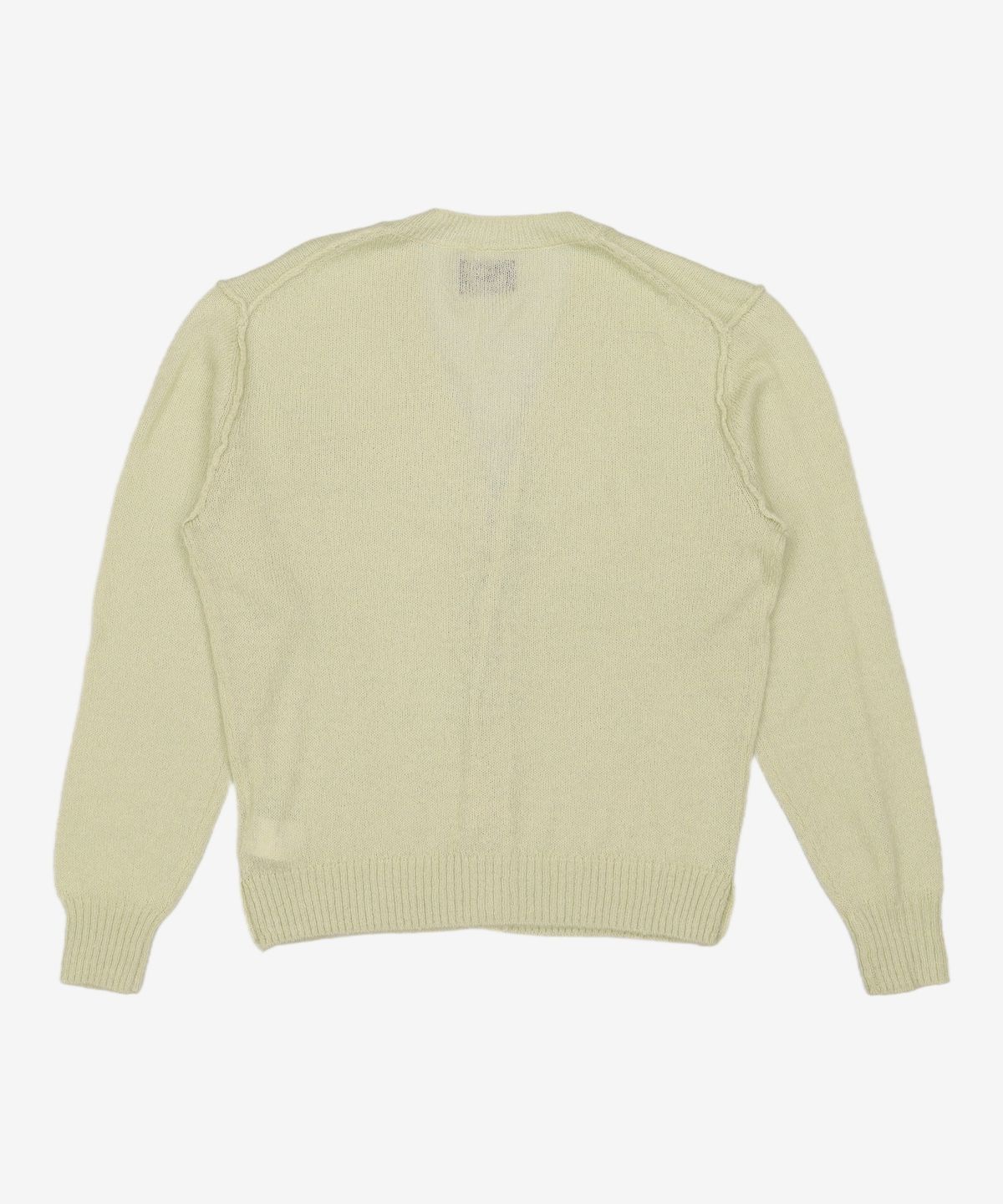 웰빙익스프레스(WELLBEING EXPRESS) Logo Patch Hairy Cardigan Mint S