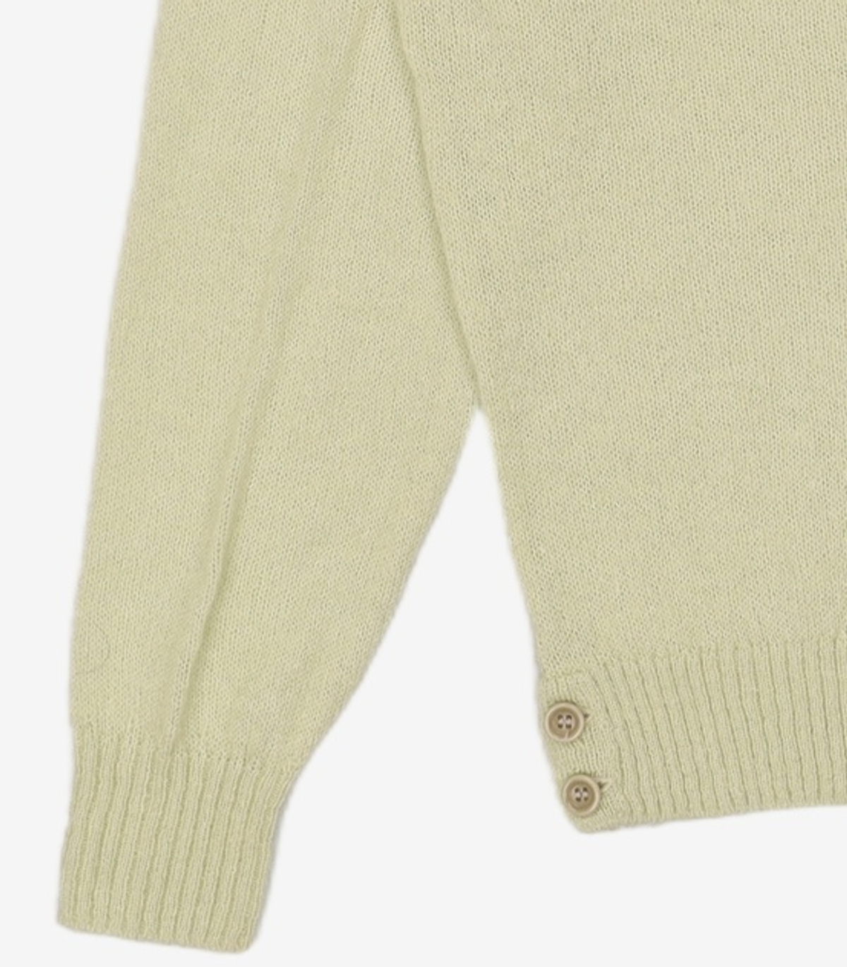 웰빙익스프레스(WELLBEING EXPRESS) Logo Patch Hairy Cardigan Mint S