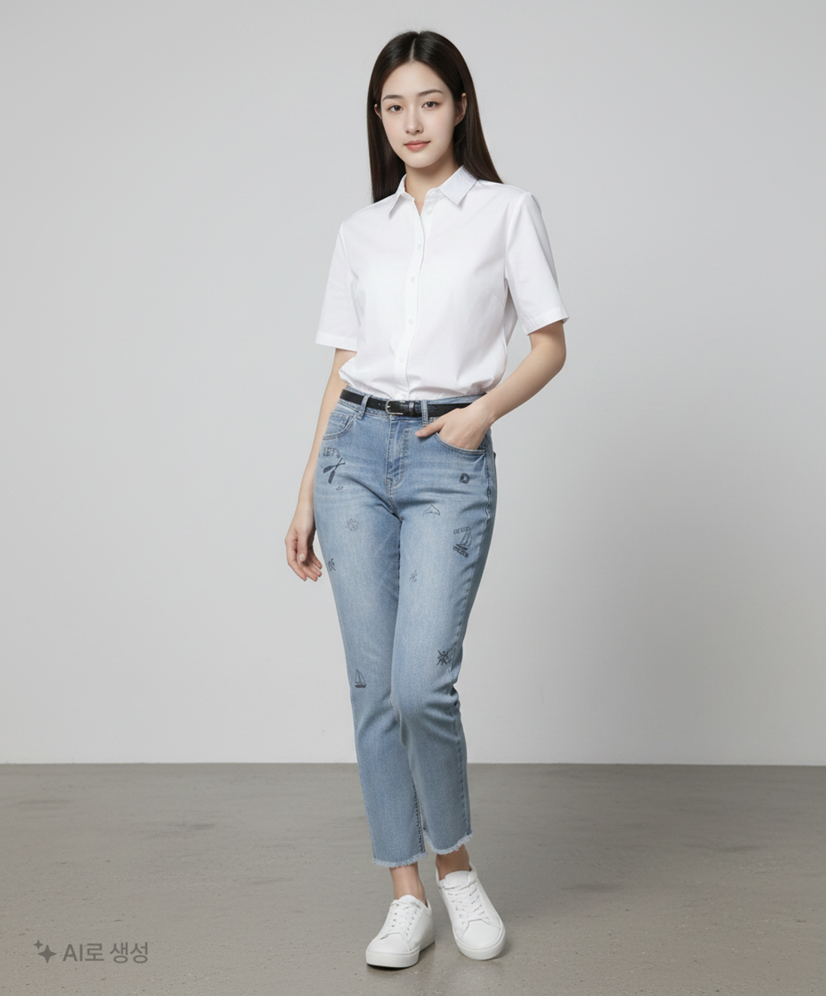닉스(NIX) 청/데님 팬츠 67