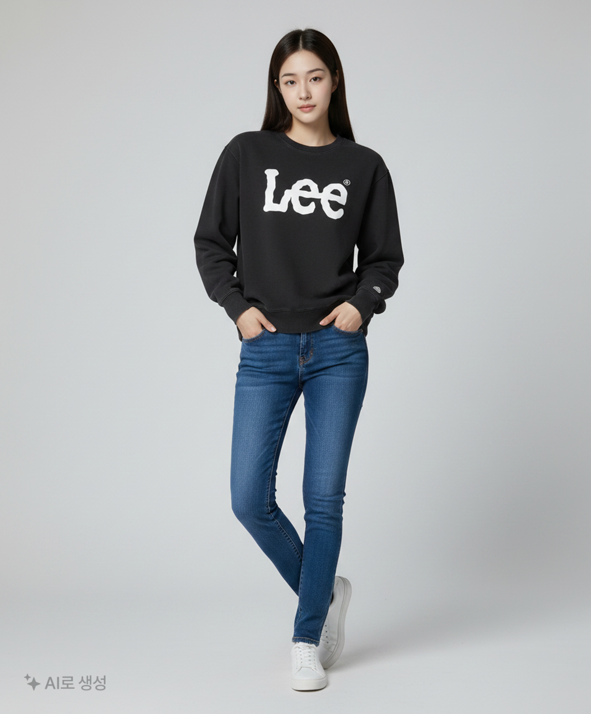 리(LEE) 맨투맨/스웨트셔츠 S