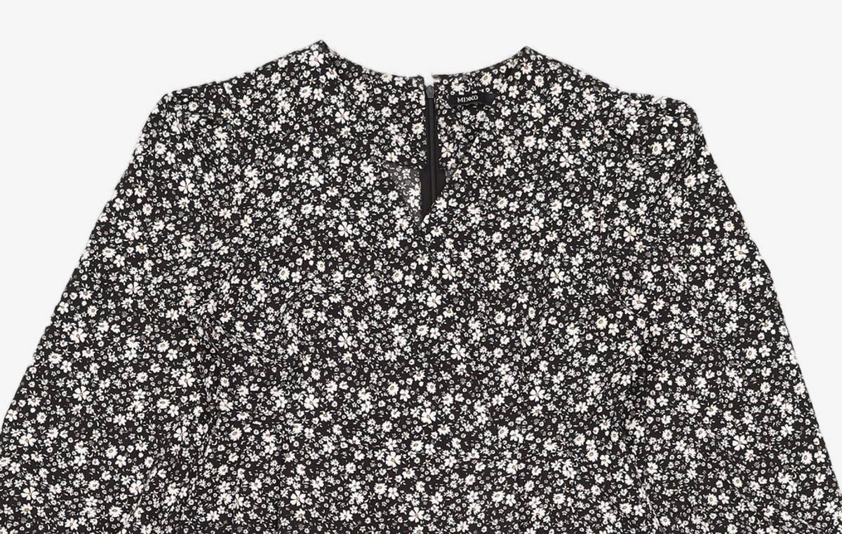 미쏘(MIXXO) 프린트 롱 원피스 MIWOWD412B S