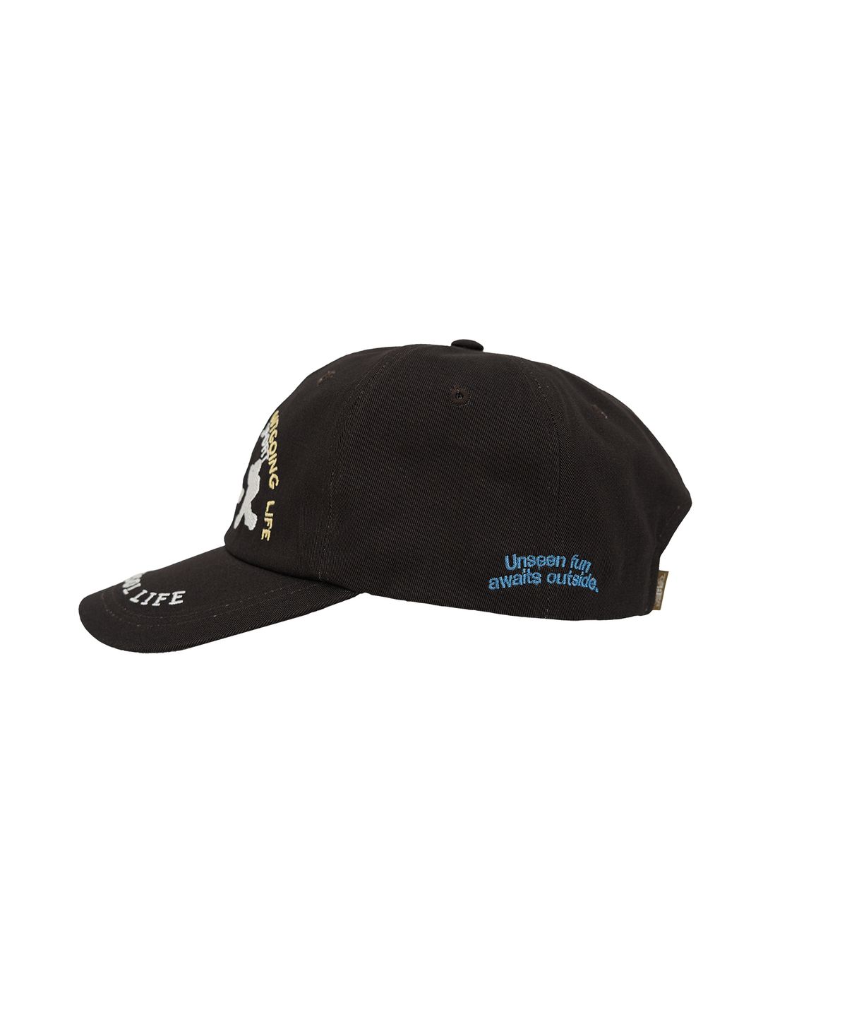 초록스튜디오(CHOROK STUDIO) Three People Low Cortisol Ball Cap (Purple Brown)
