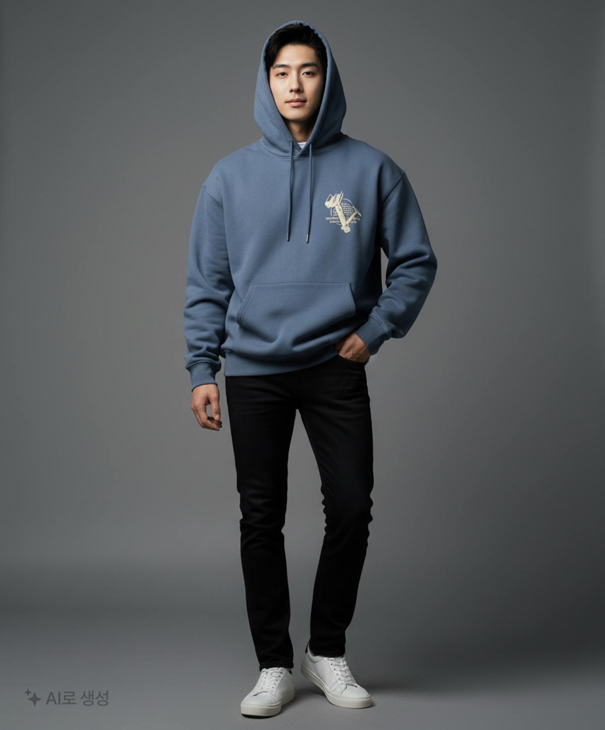 프리즘웍스(FRIZMWORKS) RAZOR BLADE HOODY _ TEAL BLUE M