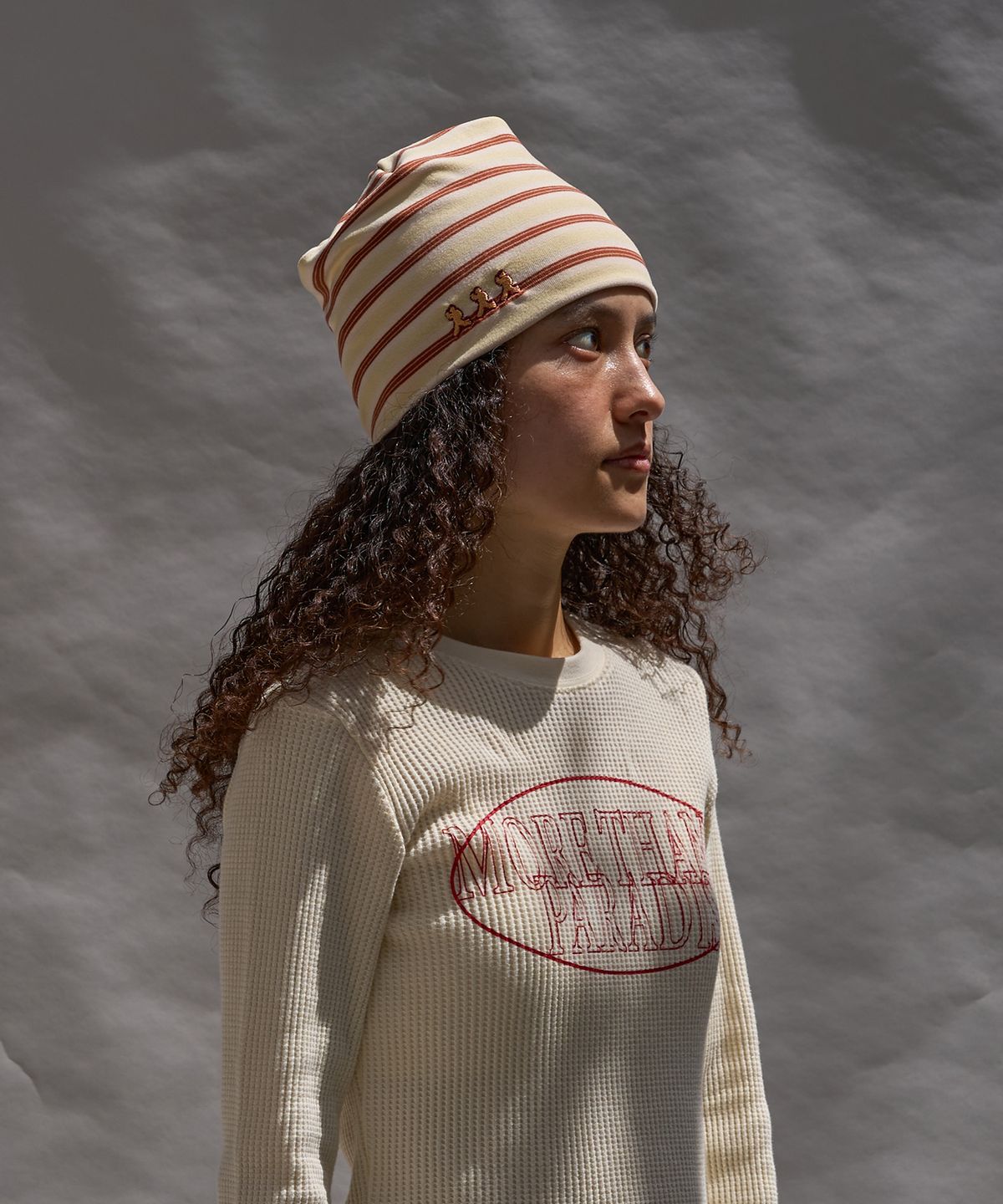 초록스튜디오(CHOROK STUDIO) Three People Cheerful Beanie (Yellow)