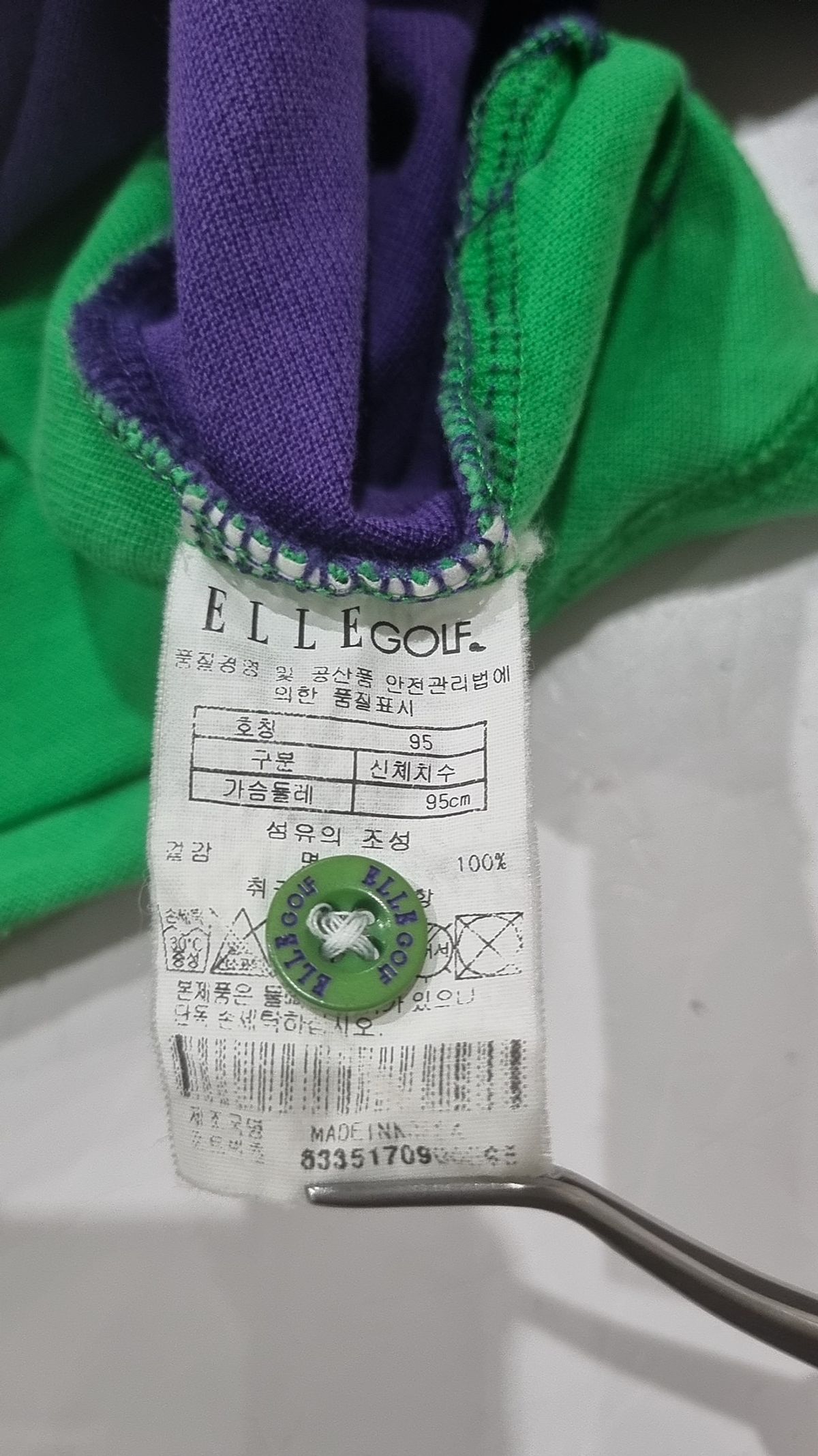 엘르골프(ELLE GOLF) 피케/카라 티셔츠 95
