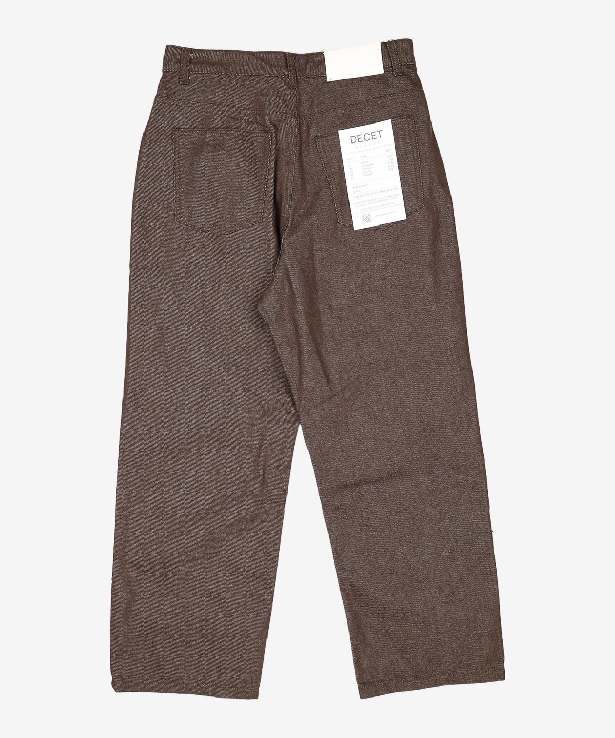 데케트(DECET) Dawn 2Pleats Wide Pants DCPT007Black 32