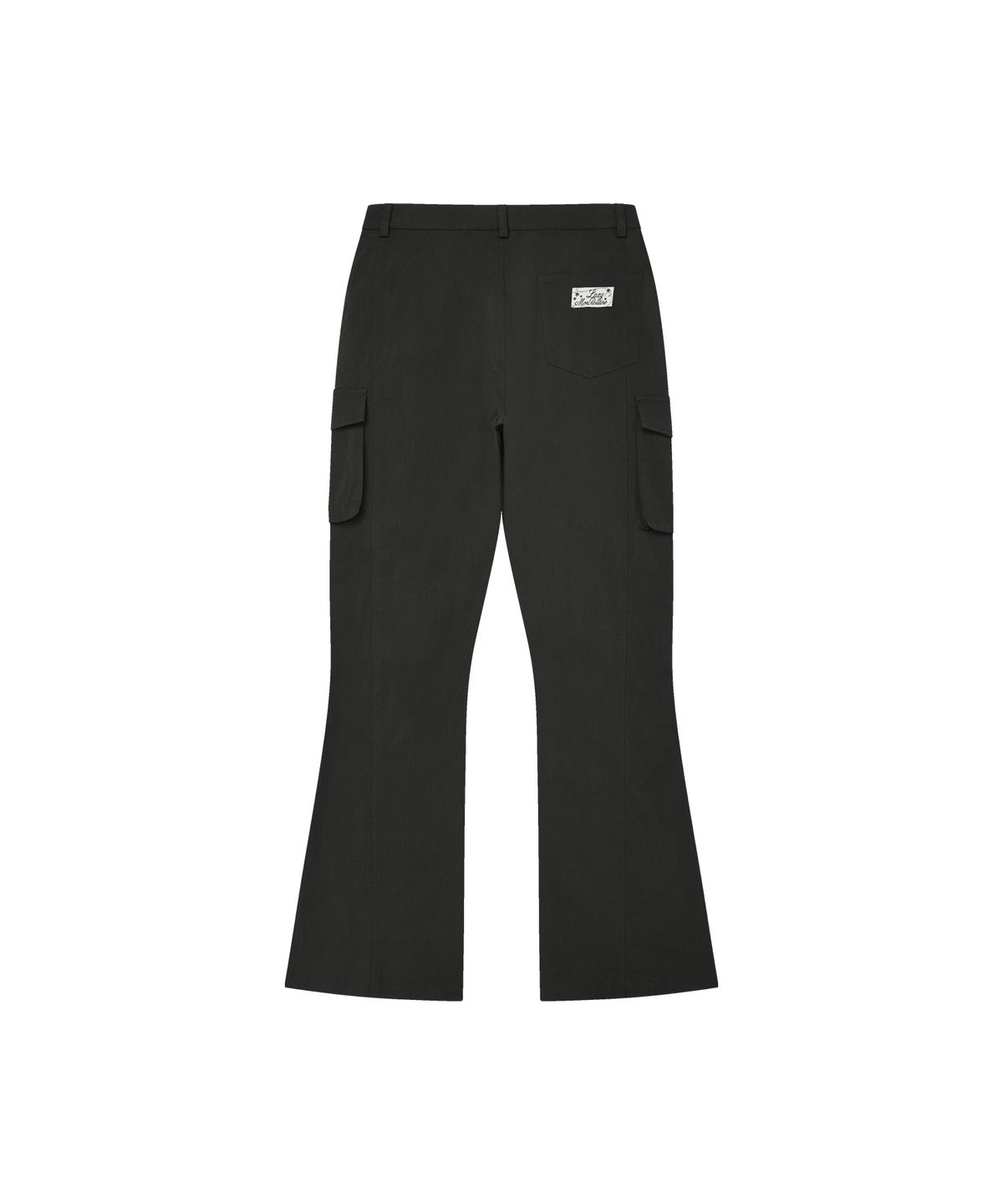 엘엠알(LMR) 로우라이즈 카고 플레어 팬츠 DARK GREY
