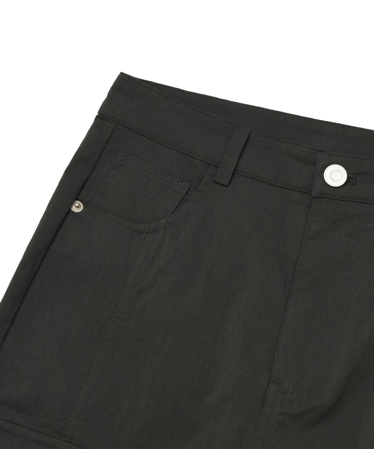 엘엠알(LMR) 로우라이즈 카고 플레어 팬츠 DARK GREY