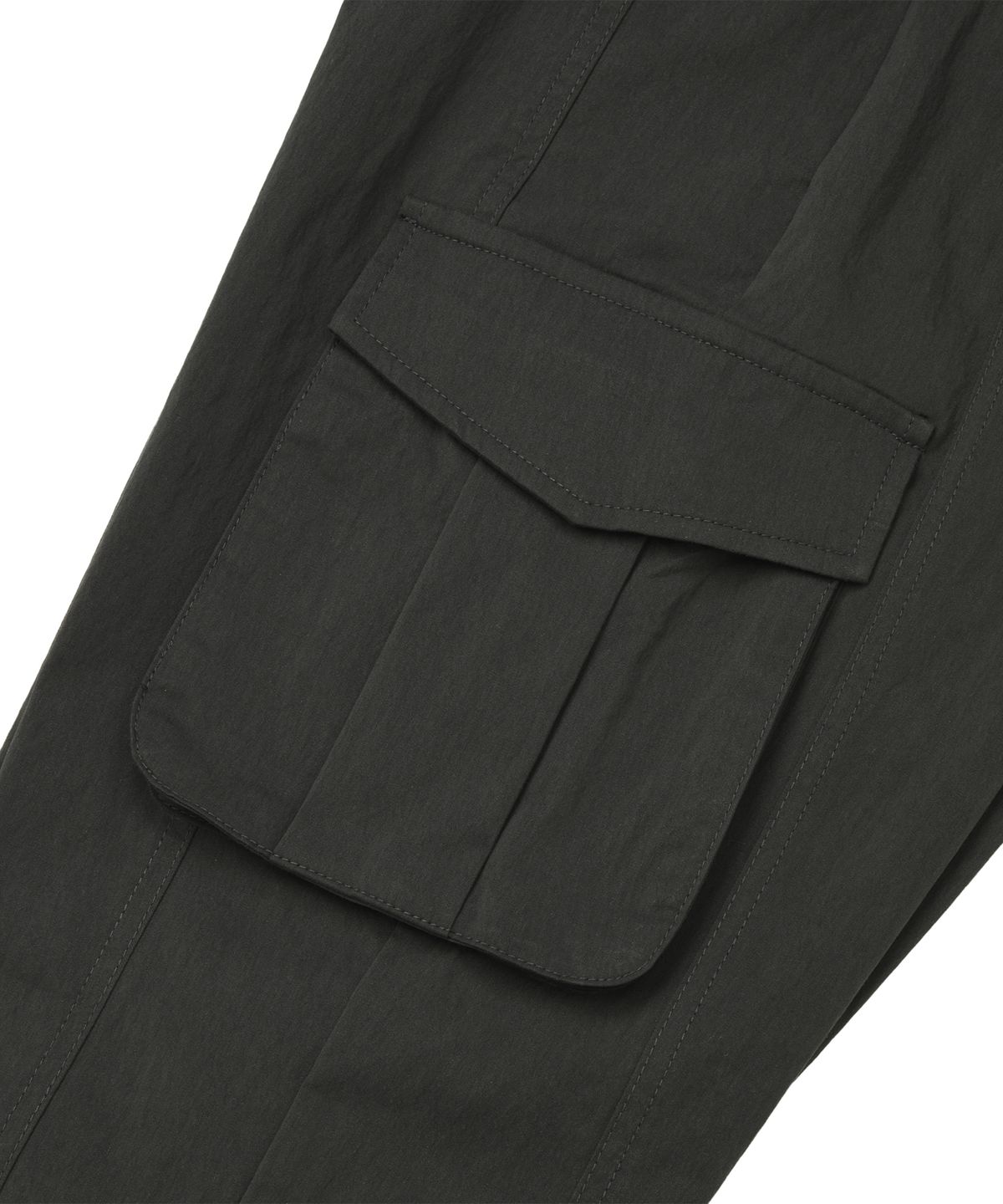 엘엠알(LMR) 로우라이즈 카고 플레어 팬츠 DARK GREY