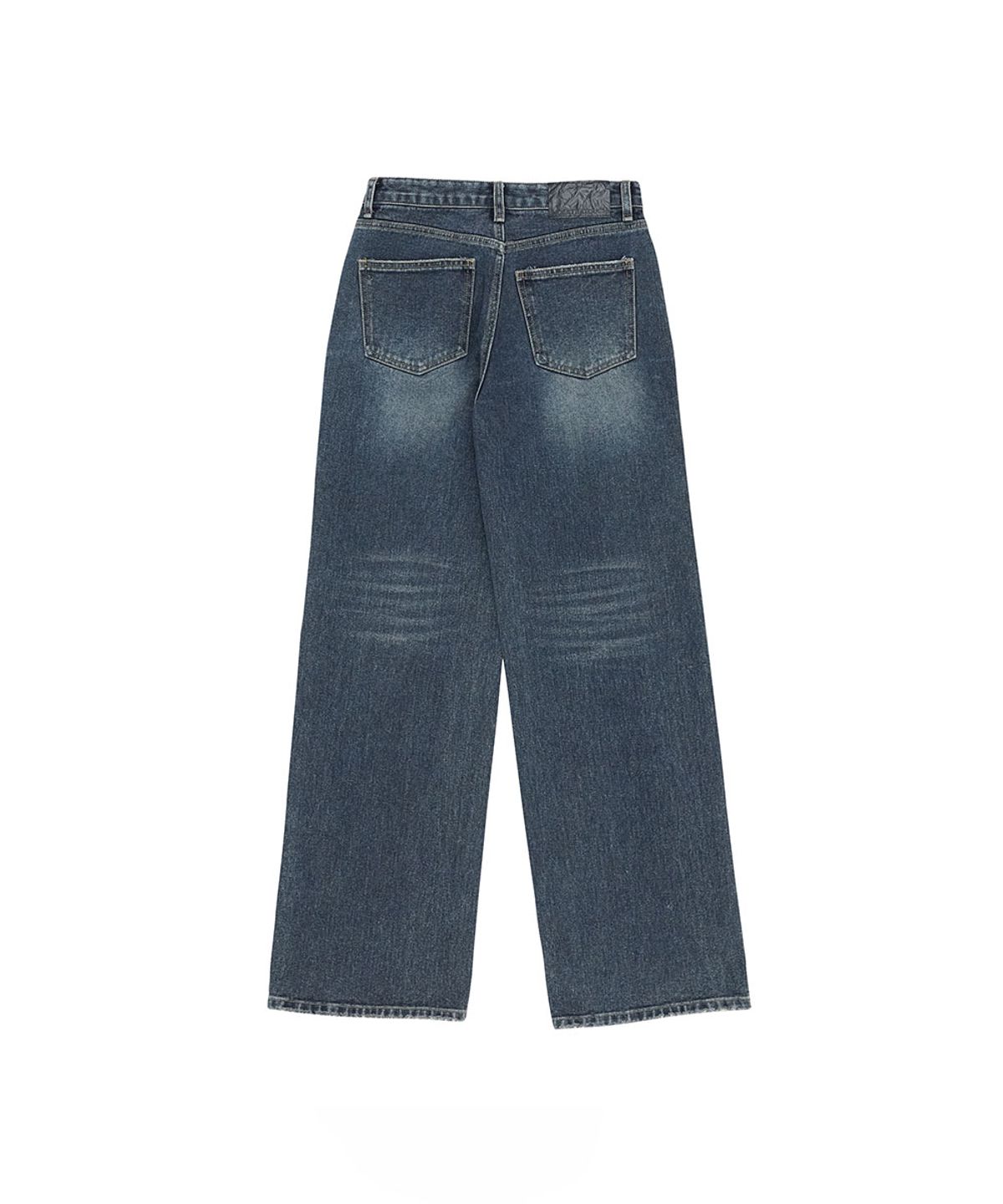 노 엑스트라 터치(NO EXTRA TOUCH) Low Relax Basic Denim Pants (Dark Blue) / 26FWPT002DB