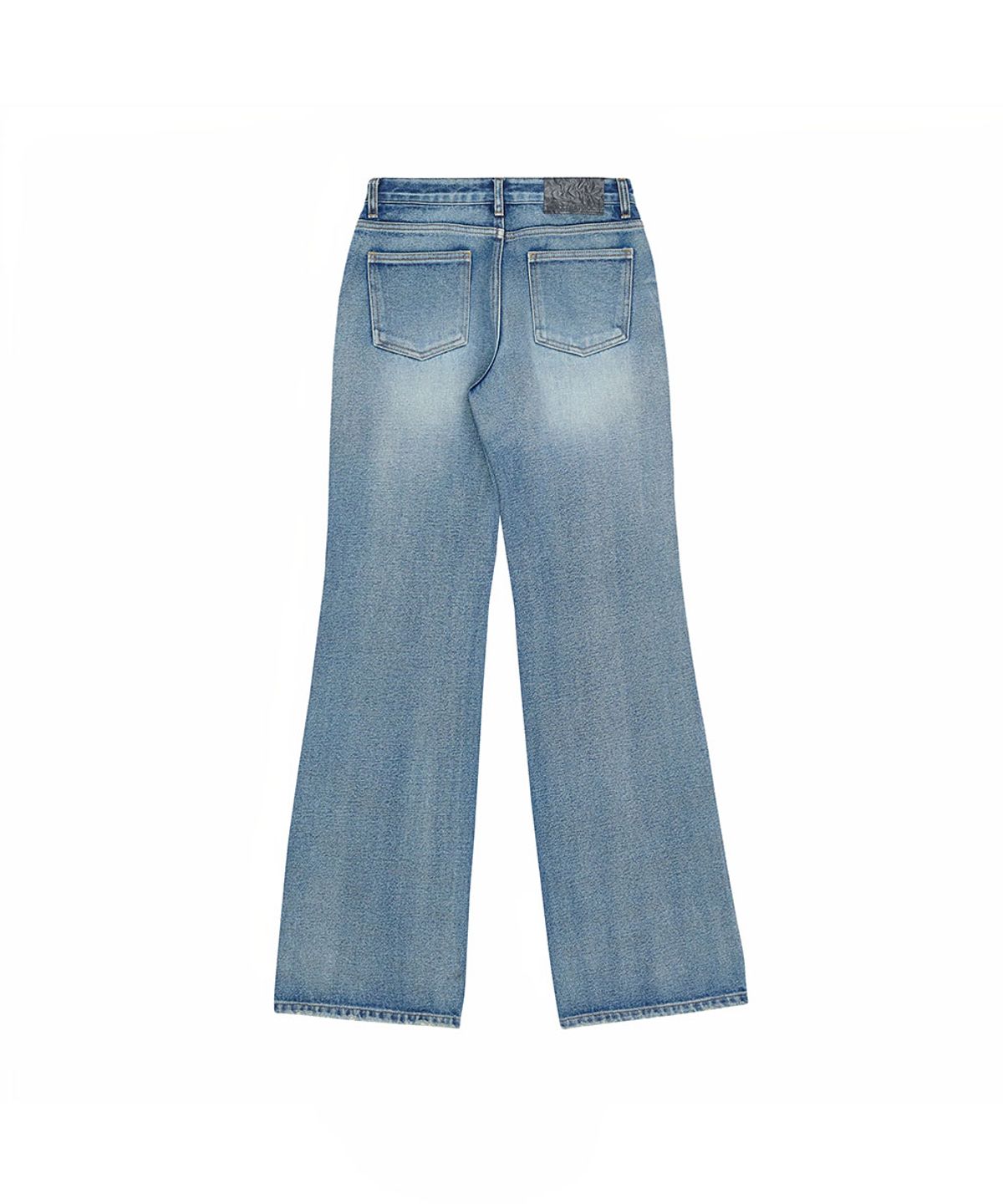 노 엑스트라 터치(NO EXTRA TOUCH) Low Straight Basic Denim Pants (Blue) / 26FWPT001BL