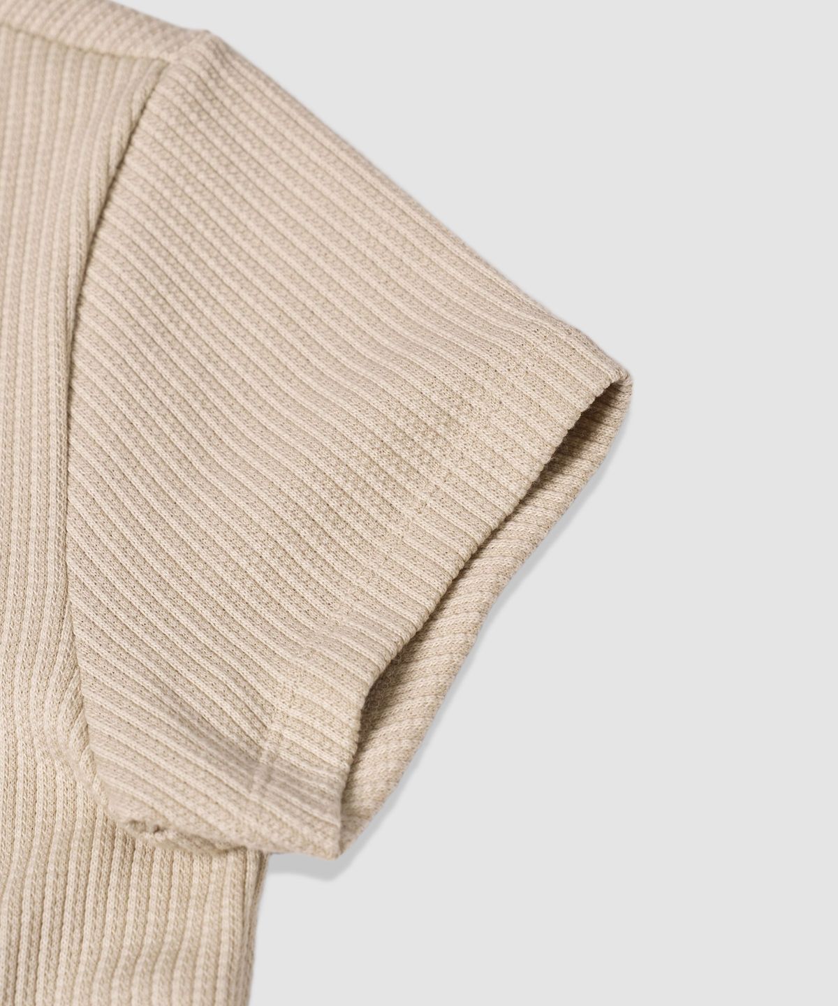 필드래프트(FIELDRAFT) [Soldier Fit] Baseball Lace-up TEE_Ivory