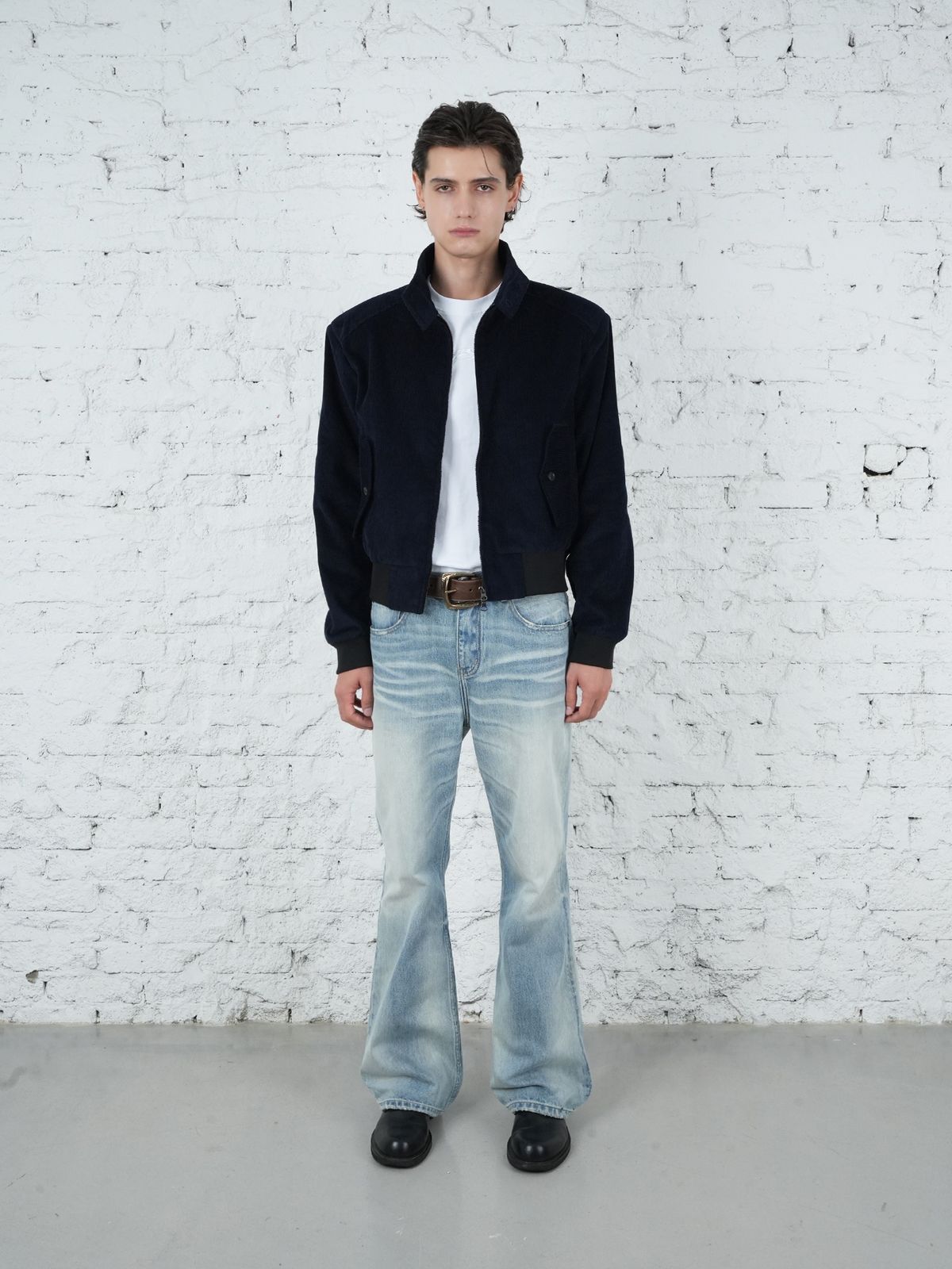 포스센스티브(FORCESENSITIVE) Washing Blue Flare Pants