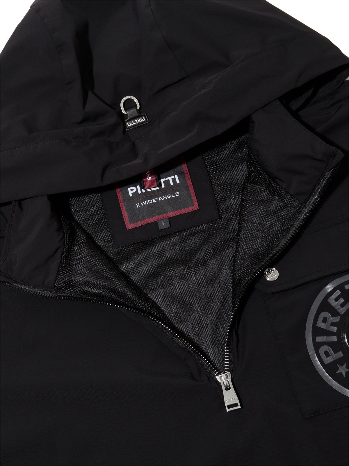 피레티(PIRETTI) 무게추 후드 아노락 M_Black