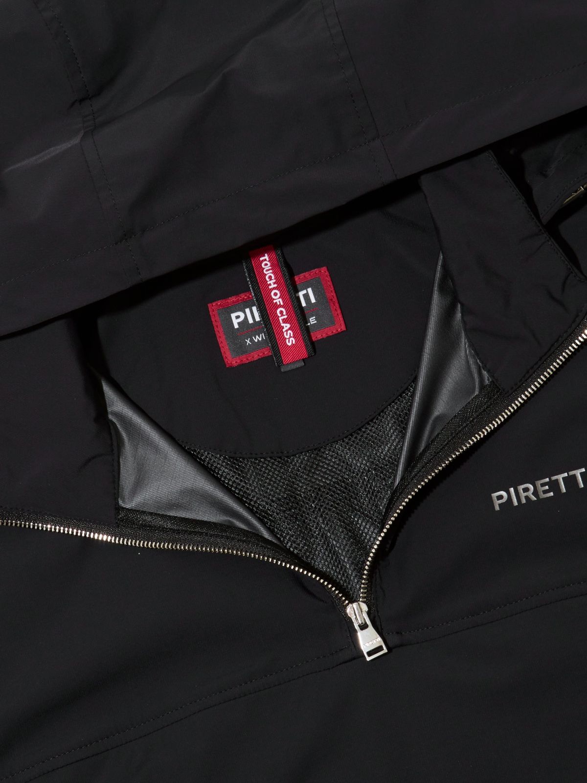 피레티(PIRETTI) 무게추 후드 아노락 W_Black